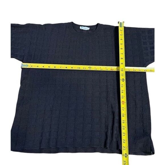 Zanone Women's Knit Top Size IT 44/ US Medium Sheer Golden Thread Short Sleeve - Picture 7 of 7